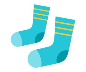 Socks icon vector