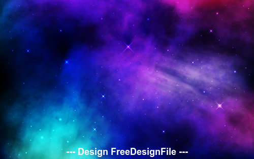 Space stardust background vector