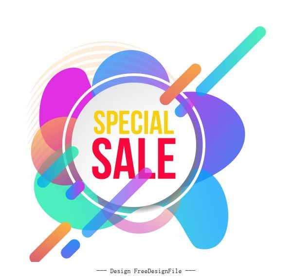 Special sale vector