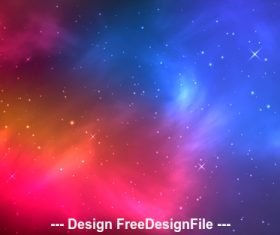 Stardust and shining stars background vector