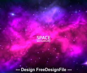 Stardust space background vector