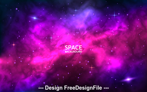 Stardust space background vector
