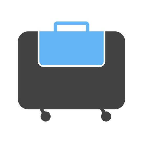 Suitcase Icons vector