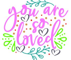 Valentine day cute card vector