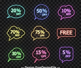 Various super sale vector