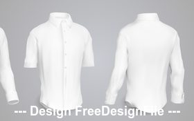 White shirt vector
