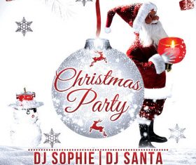 Xmas Event Party Flyer PSD Template