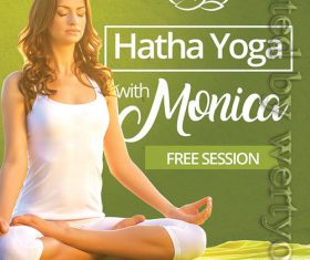Yoga Poster and Flyer PSD Template