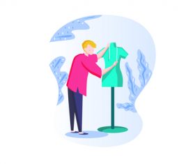 fashion designer vector