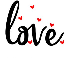 love valentine day card vector