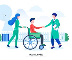 medical murse vector