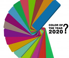 pantone color 2020 year background vector