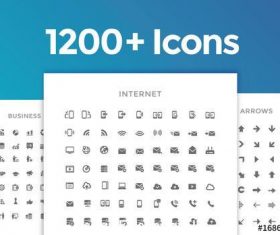 1200 line art icon vector