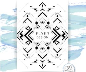 Abstract flyer vector
