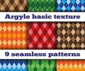 Argyle seamless pattern vector