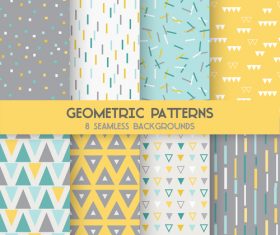Background geometry seamless pattern vector