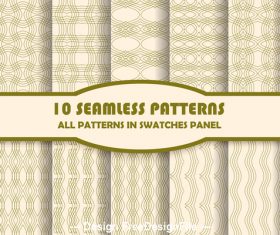 Beige lines seamless pattern vector