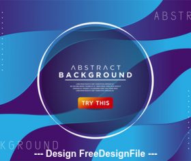 Blue abstract design background vector