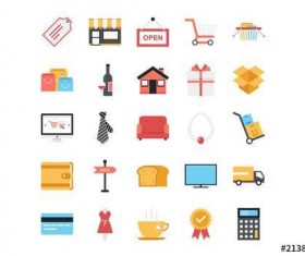 Technology and hardware icons vector free download