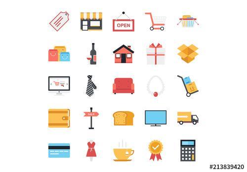 Commerce Icons vector
