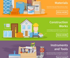 Construction materials vector