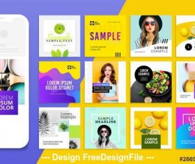 Daily necessities poster cover vector