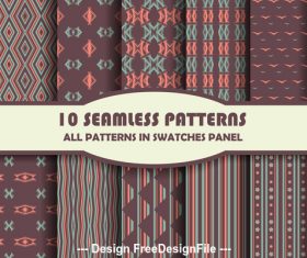 Dark seamless pattern vector