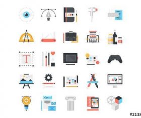 Design and development icons vector