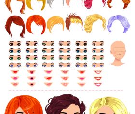 Fashion transfiguration vector