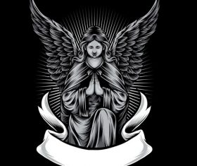 Goddess drawing design illustration vector