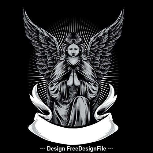 Goddess drawing design illustration vector