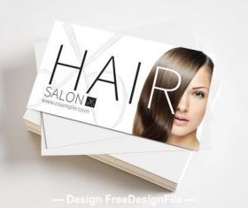 Hair salon with scissors logo vector