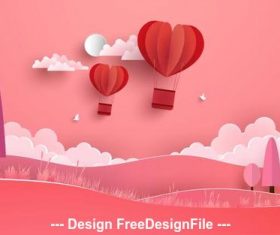 Happy valentines day gift vector