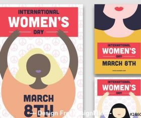 International Women’s Day Peaceful Change Flyer Layouts