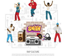 Rap culture vector