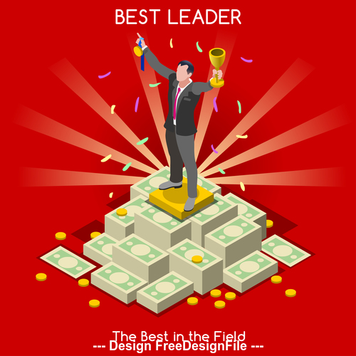 Receive the year-end award vector