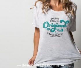 Retro logo typography vector