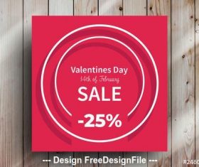 Sale white circle frames vector