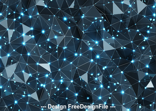 Shiny Polygon Geometry PSD Background Design