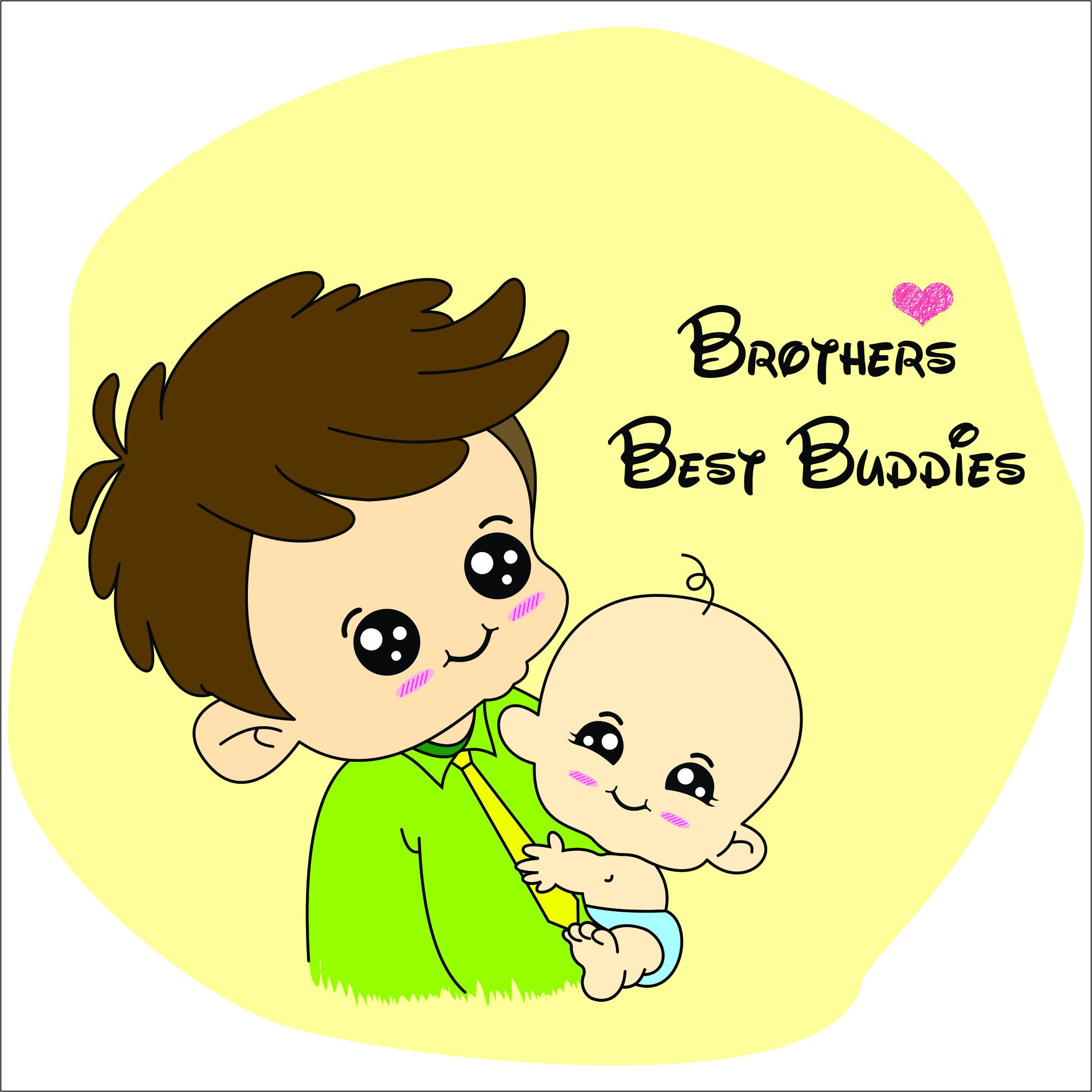 Brothers vector