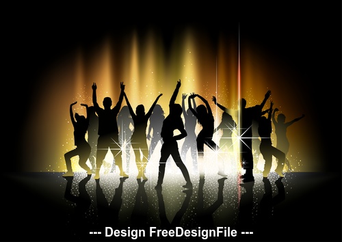 Abstract party background vector