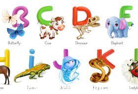 Animals word list vector