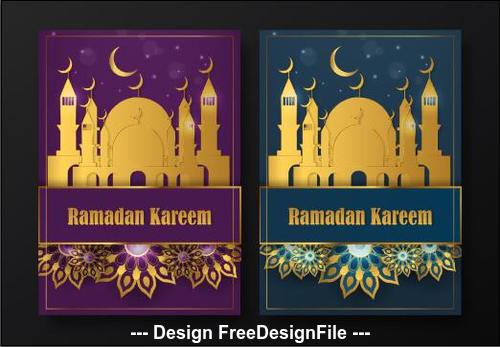 Banner ramadan kareem vector