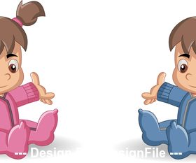 Bebes cartoon character vector