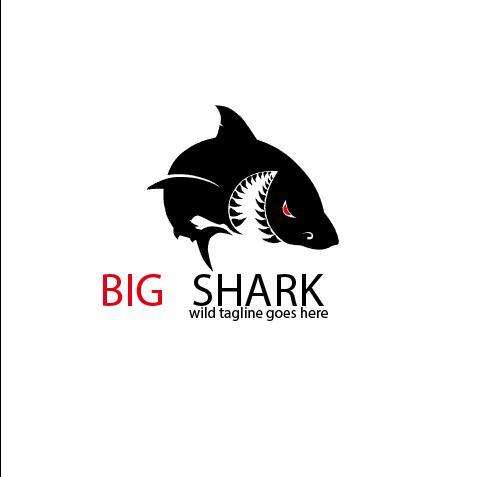 Big Shark Logo vector free download