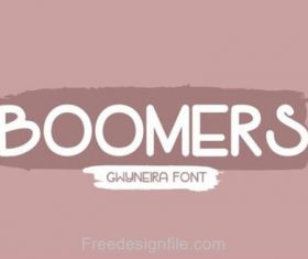 Boomers Fonts