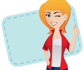 Cartoon character vector