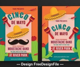 Cinco de Mayo festival poster vector