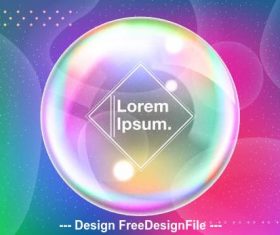 Circular shiny abstract background vector