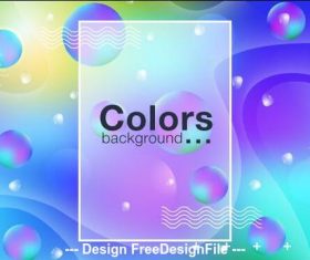 Colors abstract background vector